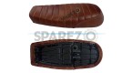 Royal Enfield GT and Interceptor 650cc Genuine Leather Brown Dual Seat D23 - SPAREZO